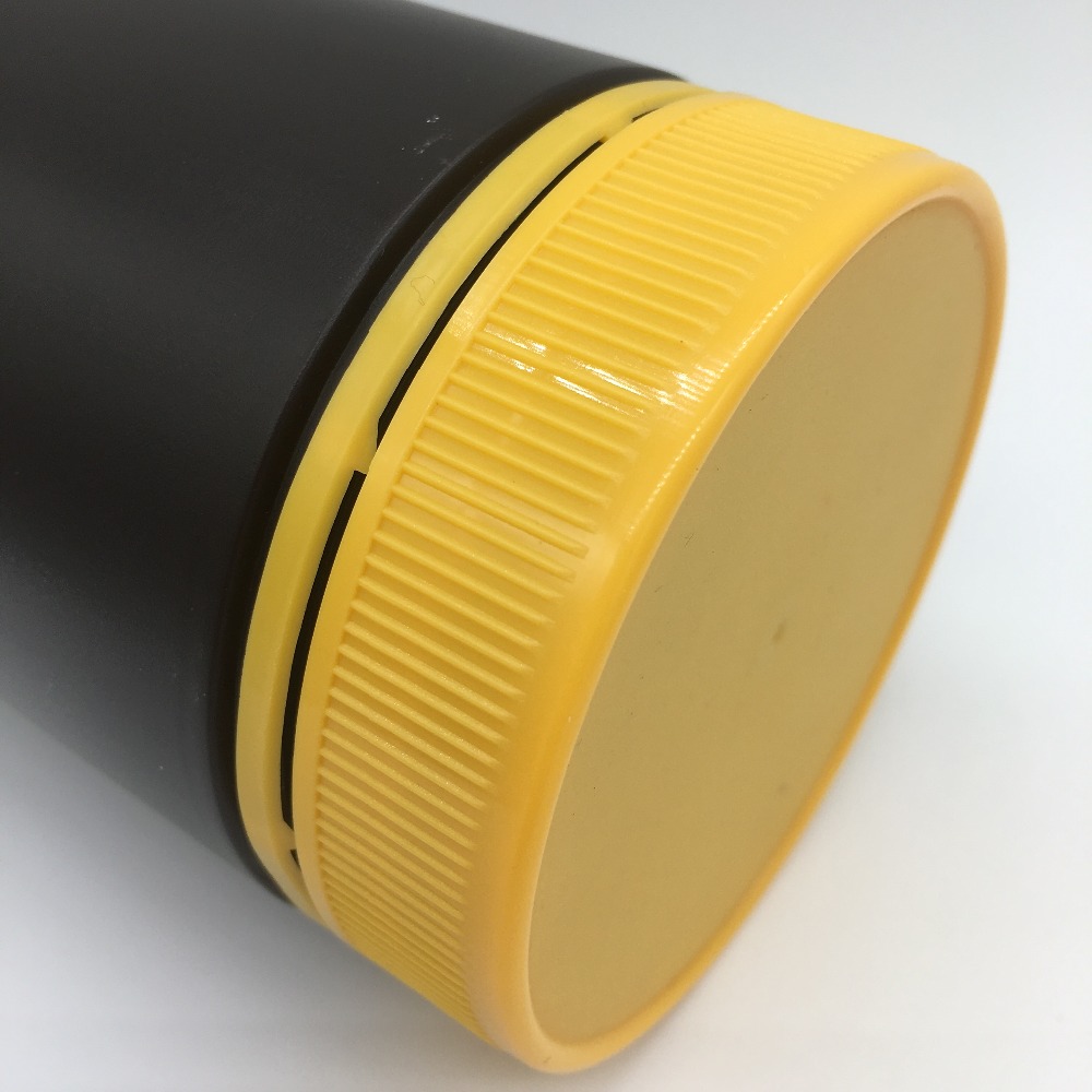 Round Shape Plastic PE Pharma Bottle Health Care Product Bottle with Special Design Mouth-Locked Cap