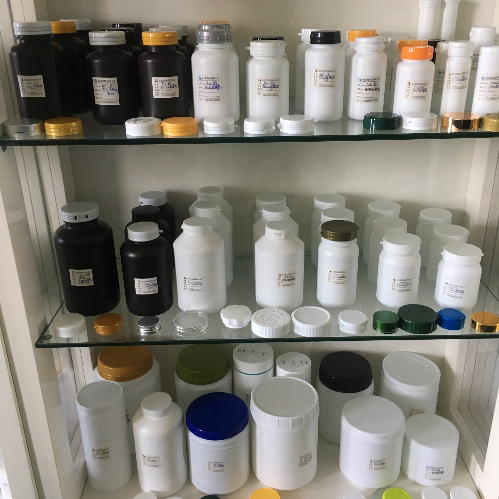 Round Shape Plastic PE Pharma Bottle Health Care Product Bottle with Special Design Mouth-Locked Cap