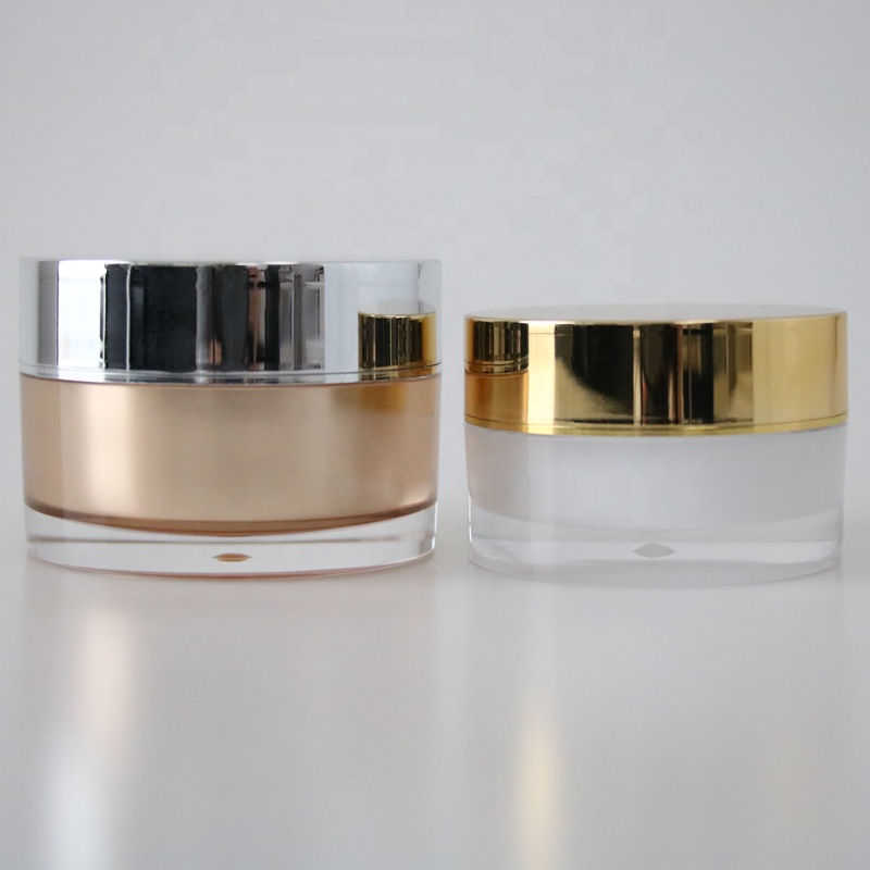 Round acrylic jar cosmetic jars 15g 30g 50g