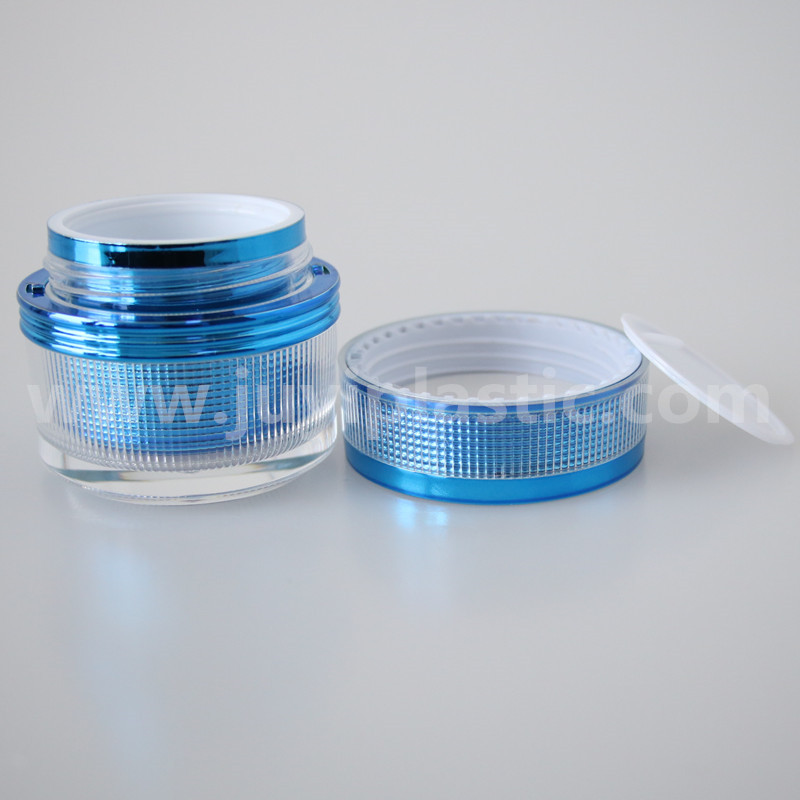 Round cream jar acrylic cosmetic 15g,30g,50g