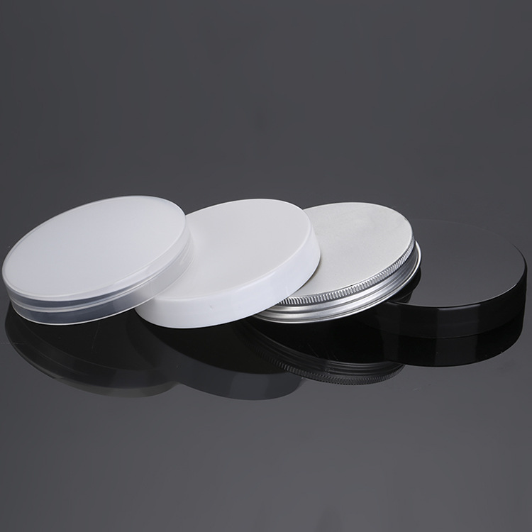 Round empty loose powder sifter plastic luxury cosmetic jars 30ml 50ml 80ml 100ml