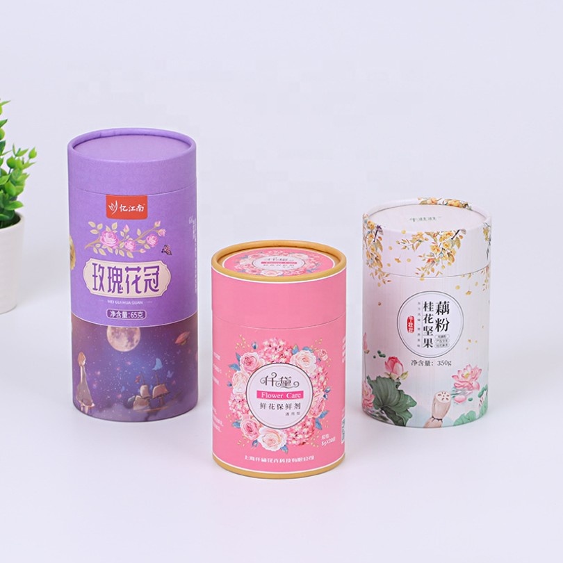 Round personal skin care face cream cosmetic packing 1oz glass 30 ml jar