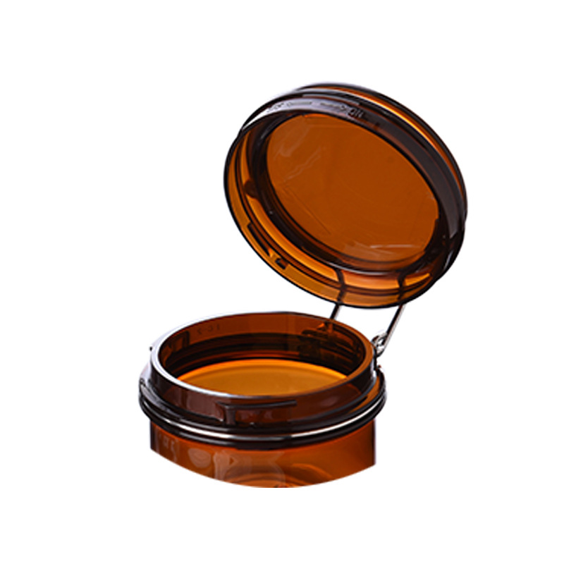 Round shape body lotion cream container packaging scrub jars with spoon
