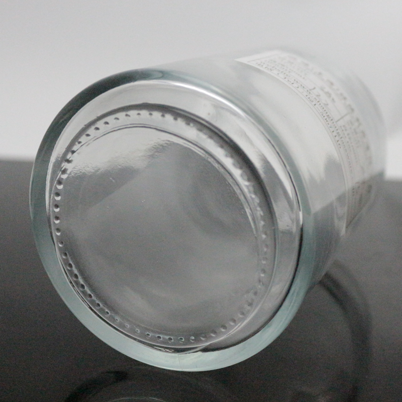 Round tall bottle glass jar honey 370ml yanjia