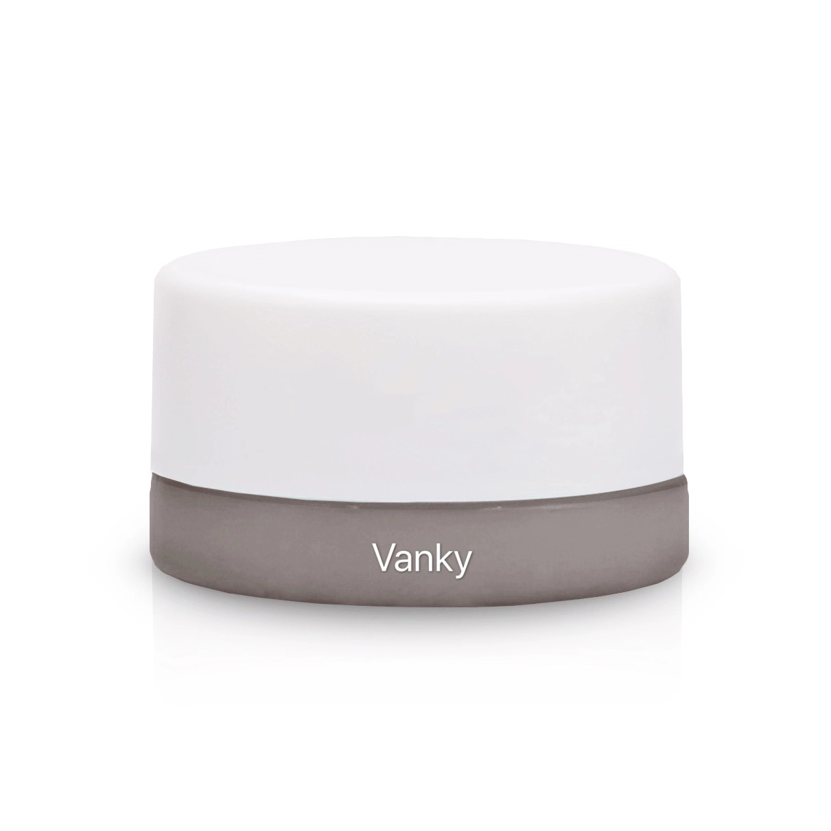 Round white porcelain glass jar 9ml 15ml with child resistant cap