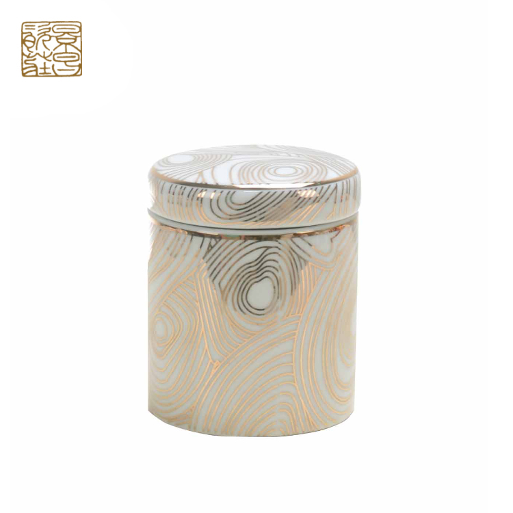 Round wholesale fashion now home decorations ceramic jar
