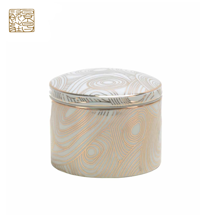 Round wholesale fashion now home decorations ceramic jar