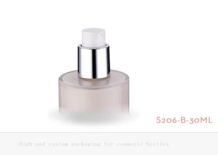 S206-B-30ML Luxury Purple Cosmetic Glass Empty Cream Jar,Cosmetic Bottle