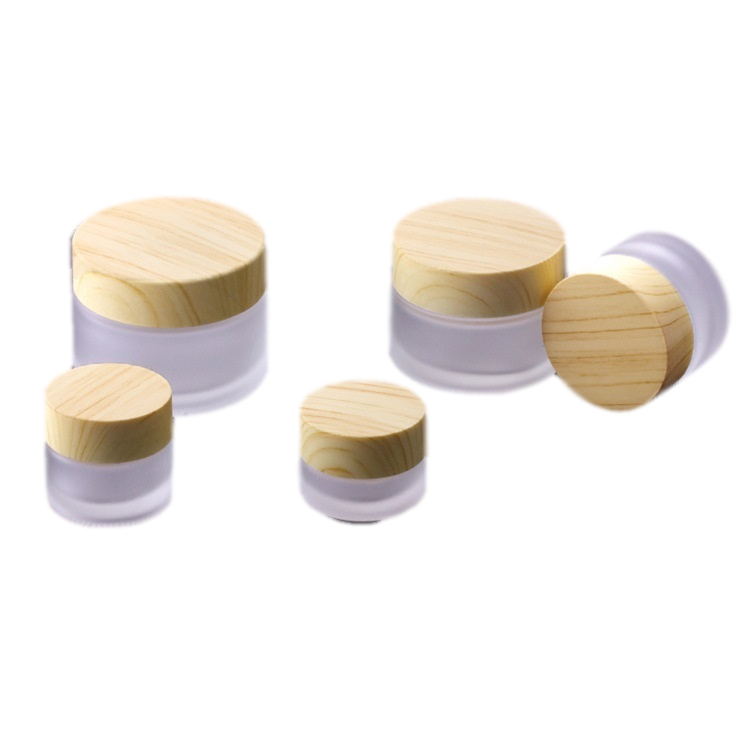 S693 Empty Makeup cream bottle 5g10g 15g 30g 50g 100g cosmetic jar cream container bamboo charcoal packaging bottle