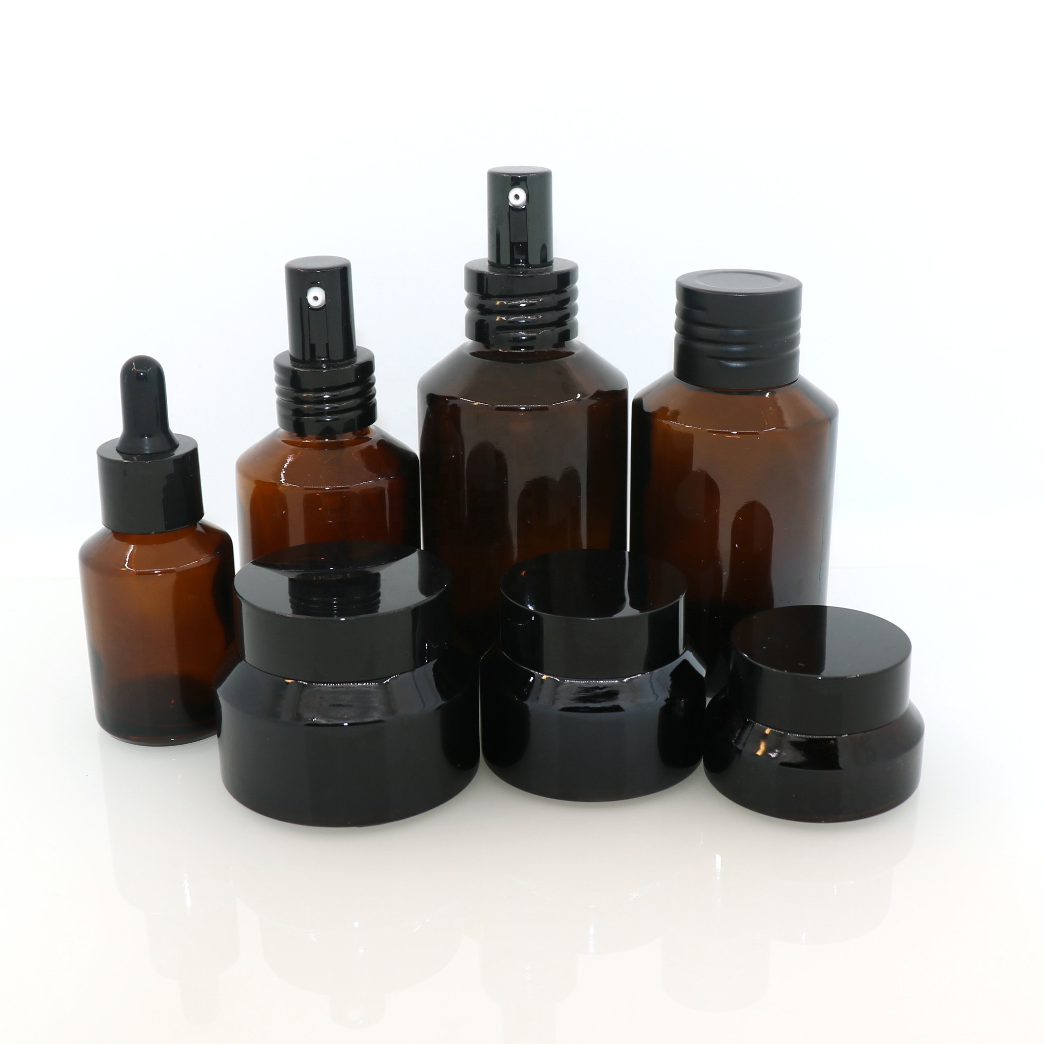 SALES FOR CHRISTMAS 1 oz frosted pump glass essential oil bottles 15ml 30ml 60ml 100ml 120ml 200ml for essential oil packaging
