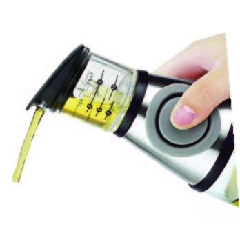 SINO GLASS 500ml Round shape glass measuring Oil dispenser Bottle