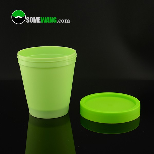 SOMEWAMG 100g Jelly soap container jar body butter jars empty PP cosmetic jars for bath or shower