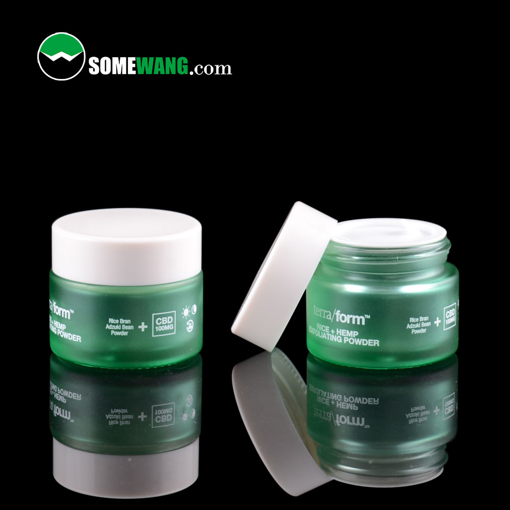 SOMEWANG 10ML 30ML 50ML Empty Lotion Packing  Glass Cream Jars Cosmetic Makeup Eye Cream Storage Holder Container with Cap