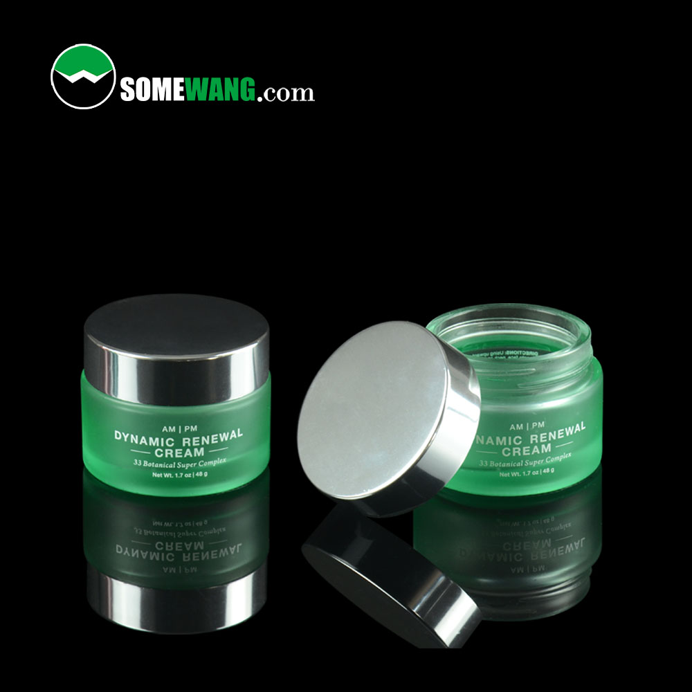 SOMEWANG 10ML 30ML 50ML Empty Lotion Packing Glass Cream Jars Cosmetic Makeup Eye Cream Storage Holder Container with Cap