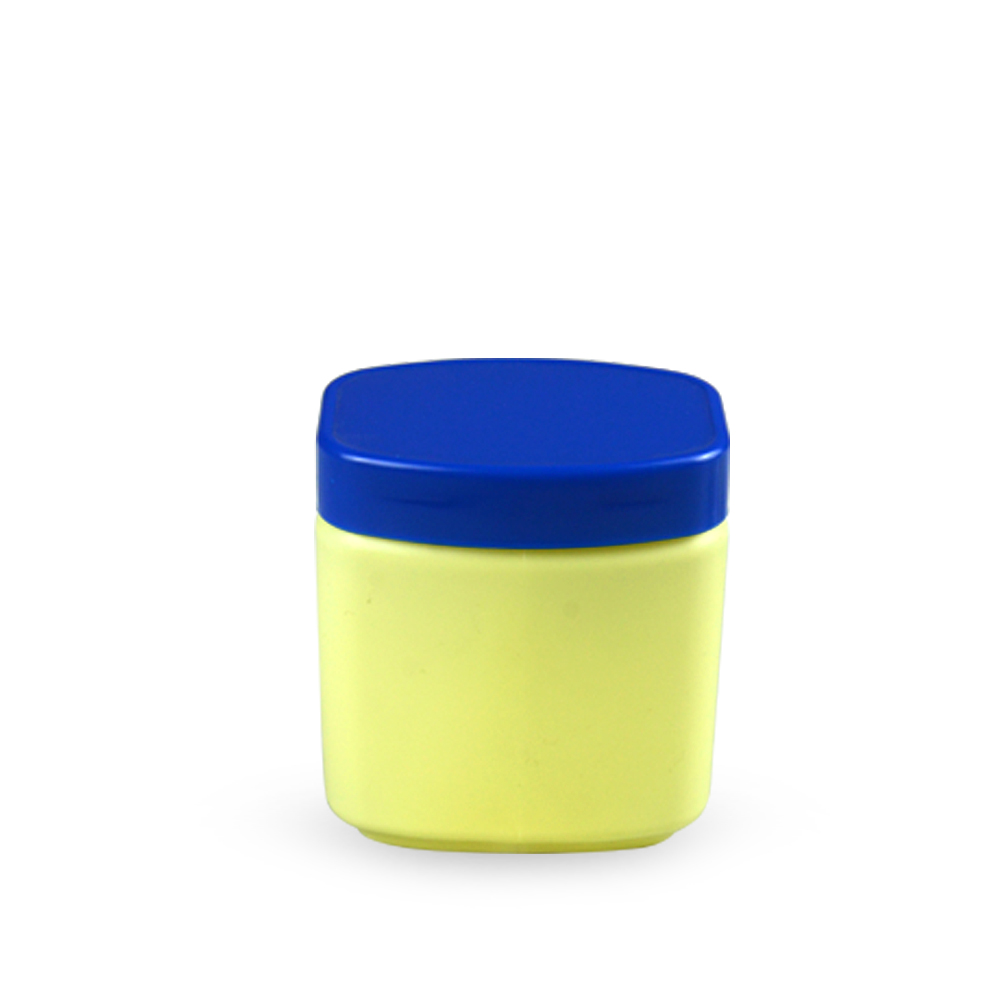 SOMEWANG 400g empty plastic personal skin care cosmetic container square scrub cream jar