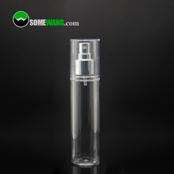 SOMEWANG Cosmetic Use PET Perfume Bottle with Aluminum Fine Mist Sprayer, 8oz Body Mist Bottle