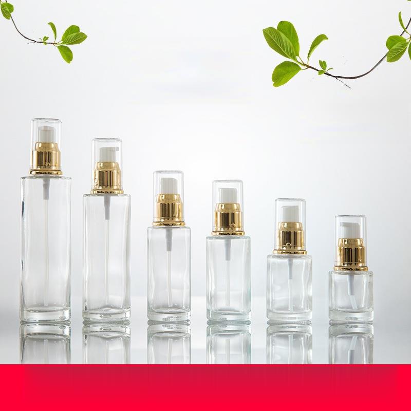 STOCK 20ml 30ml 40ml 50ml 60ml 80ml 100ml empty glass cosmetic skincare bottle