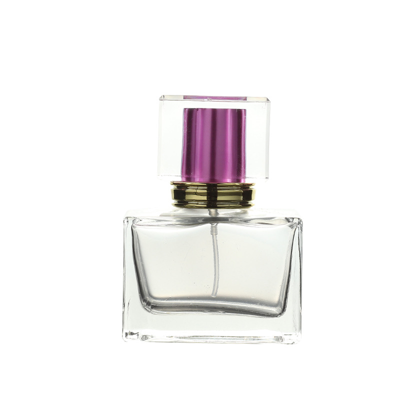 STOCK Amazon hits the shelves 30ml thicken white glass travel sub perfume bottle with lid for fragrance
