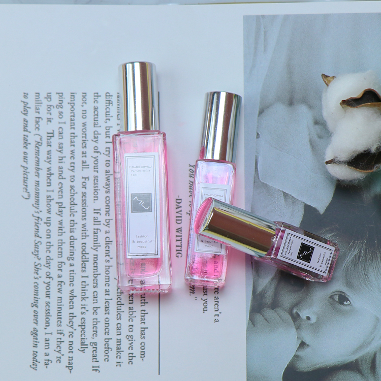 STOCK NOW! 5ml 10ml 18ml Clear Square Spray Glass Perfume Bottle