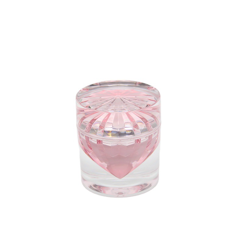 STOCK PINK SILVER 15g 50g high grade transparent high quality diamond shaped acrylic cosmetic jar