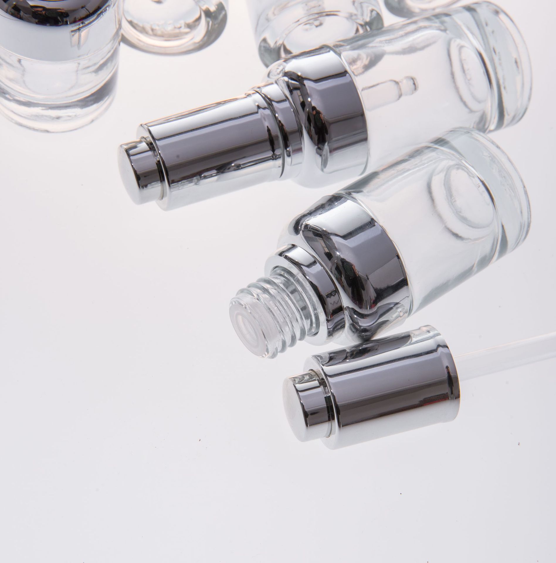 STOCK luxury skin care serum glass bottle with dropper 5ml 15ml 30ml