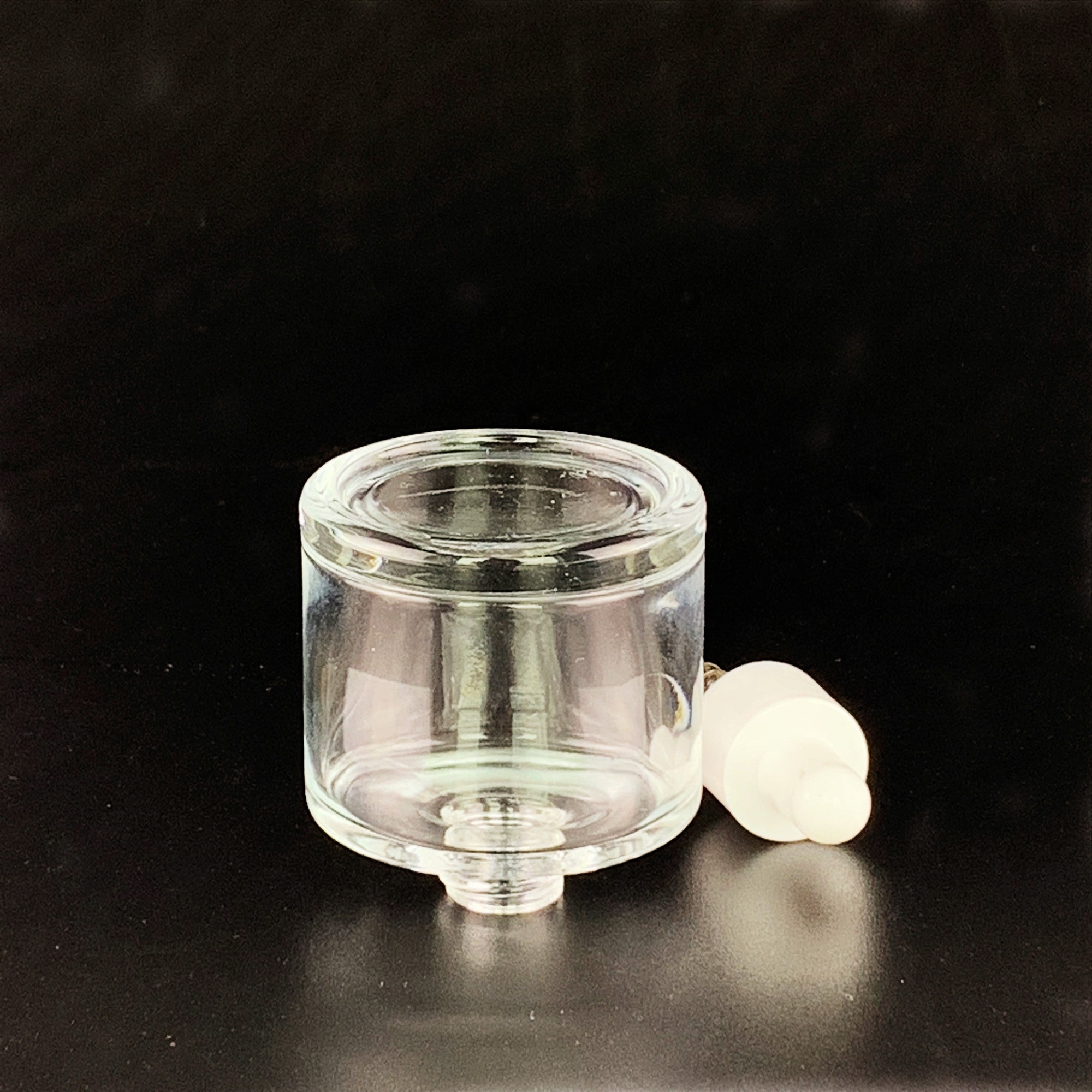 STOCK round 50ml glass dropper bottle