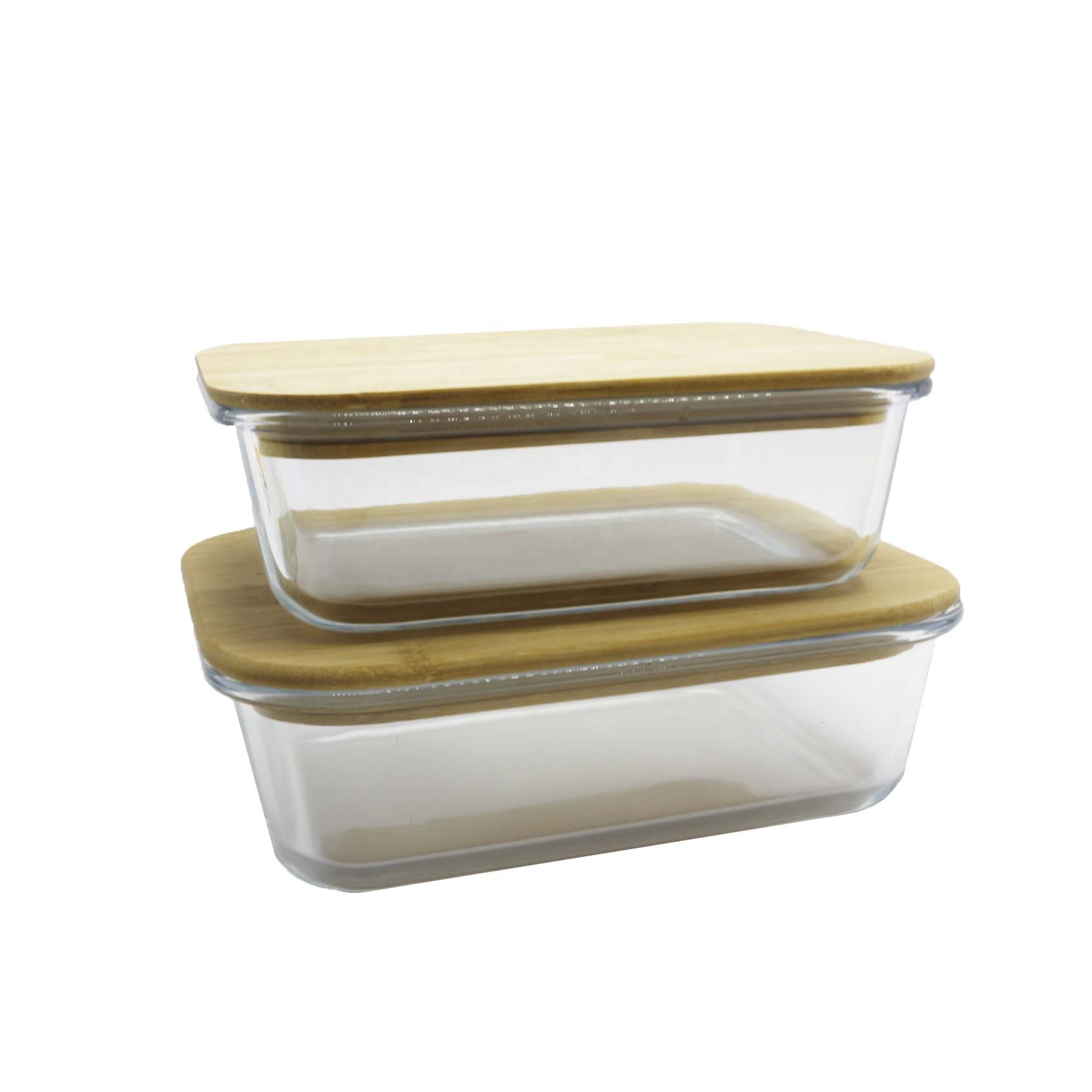 Safe microwave safe vacuum airtighr glass food container for lunch boxes FD-06Q
