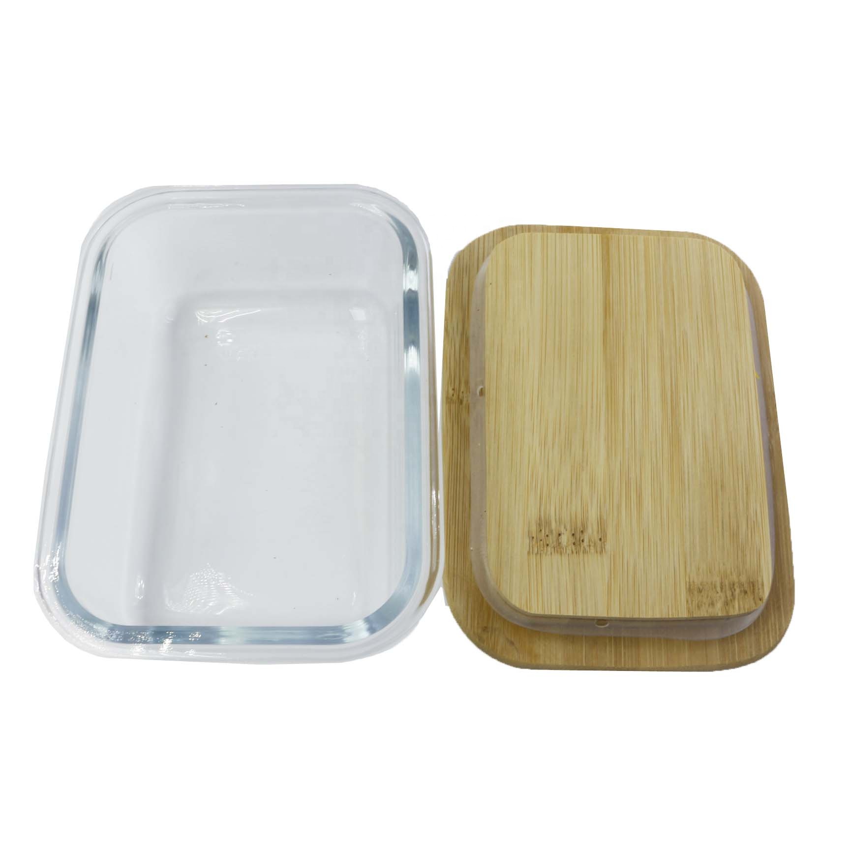 Safe microwave safe vacuum airtighr glass food container for lunch boxes FD-06Q