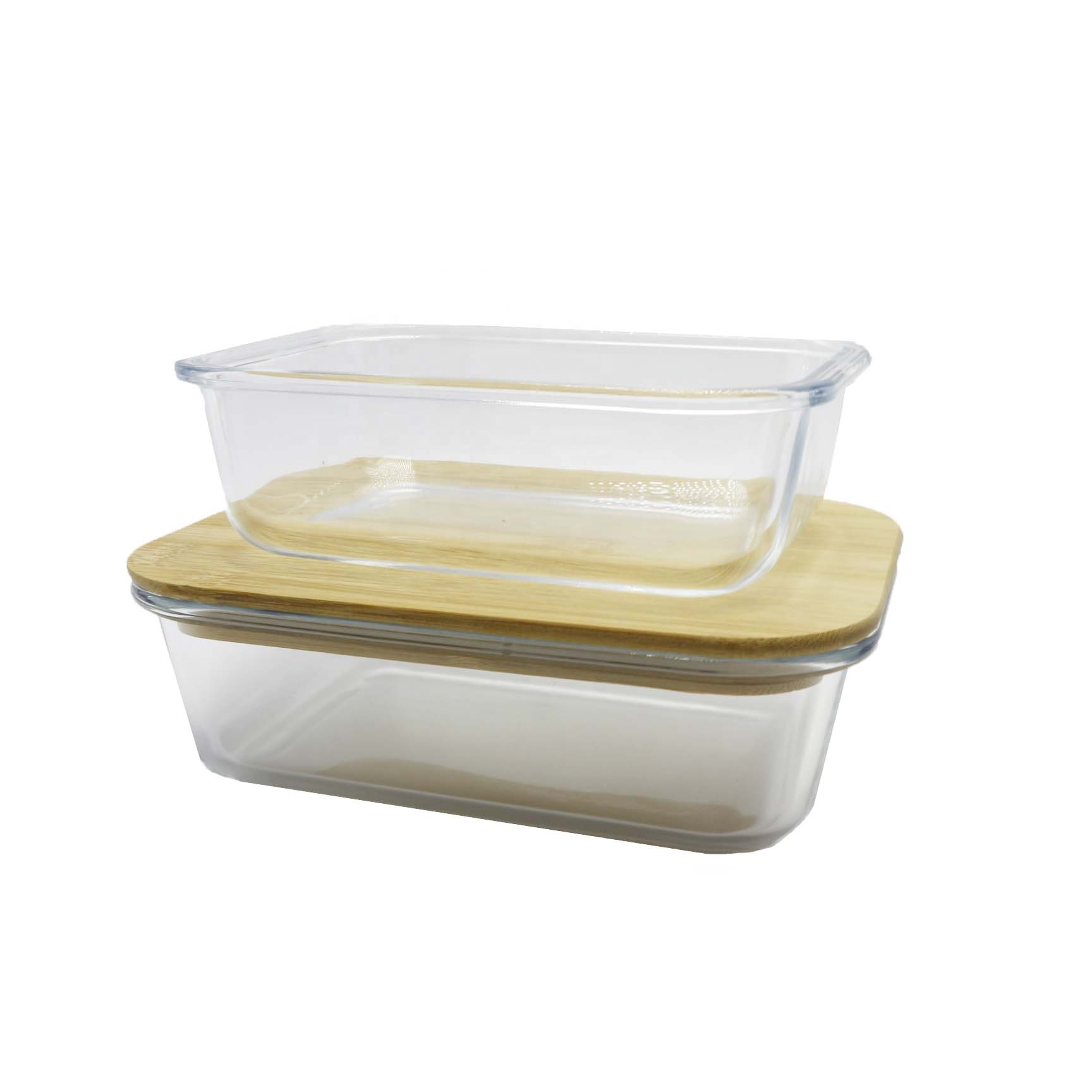 Safe microwave safe vacuum airtighr glass food container for lunch boxes FD-06Q