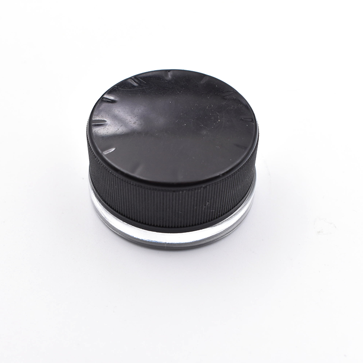 Safety seal CBD shatter Wax containers glass jar with child proof cap for 1g 3g 5g