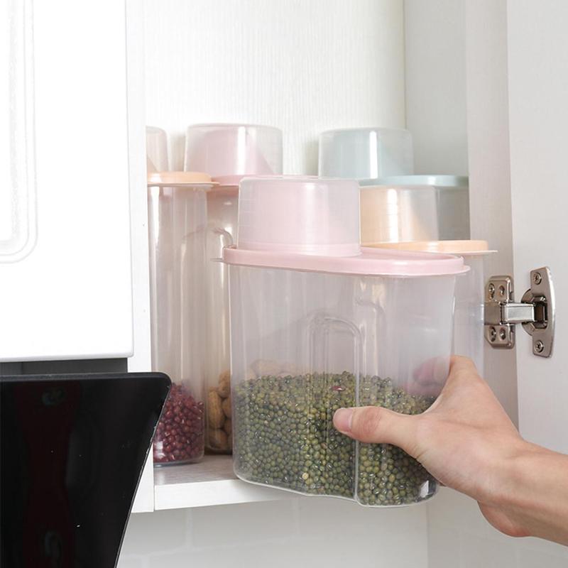 Salable Popular Cheap Modern Plastic Spice Kitchen Storage Jars