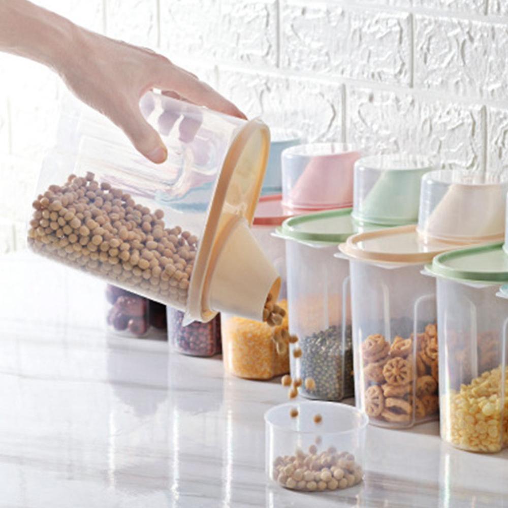 Salable Popular Cheap Modern Plastic Spice Kitchen Storage Jars