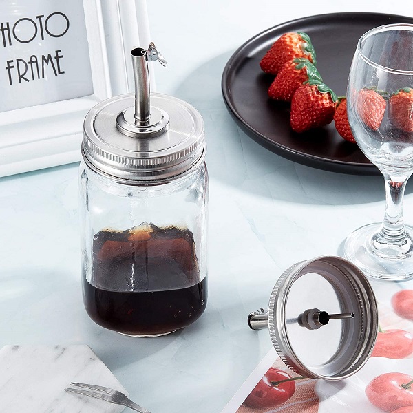 Sale 16OZ 480ml Airtight regular mouth mason glass jars with metal lid