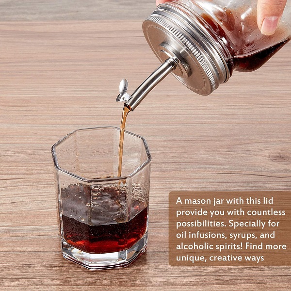 Sale 16OZ 480ml Airtight regular mouth mason glass jars with metal lid