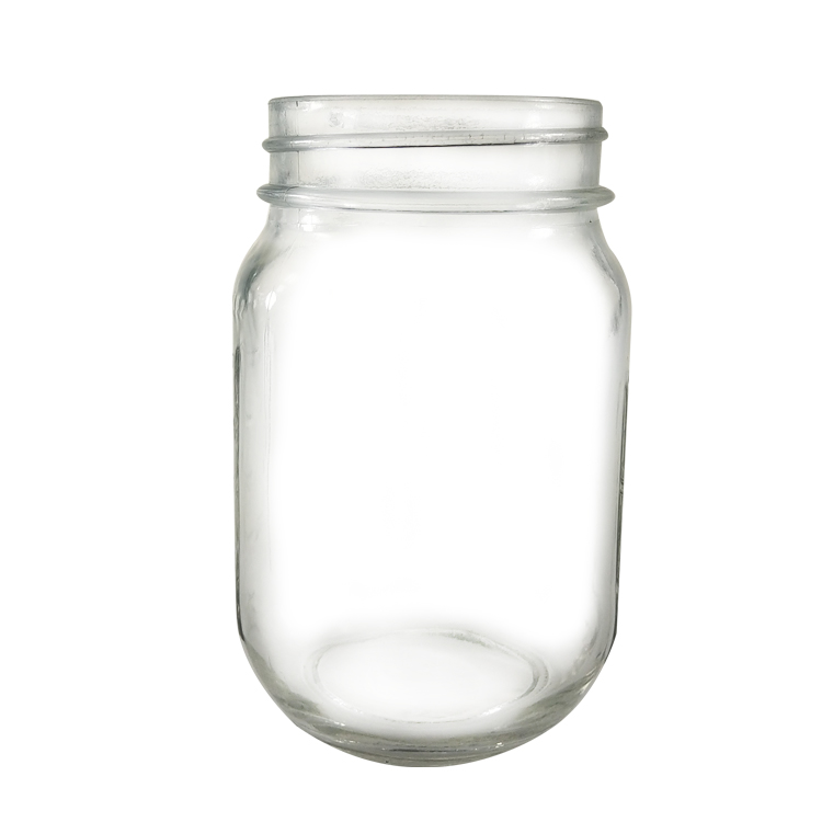 Sale 16OZ 480ml Airtight regular mouth mason glass jars with metal lid