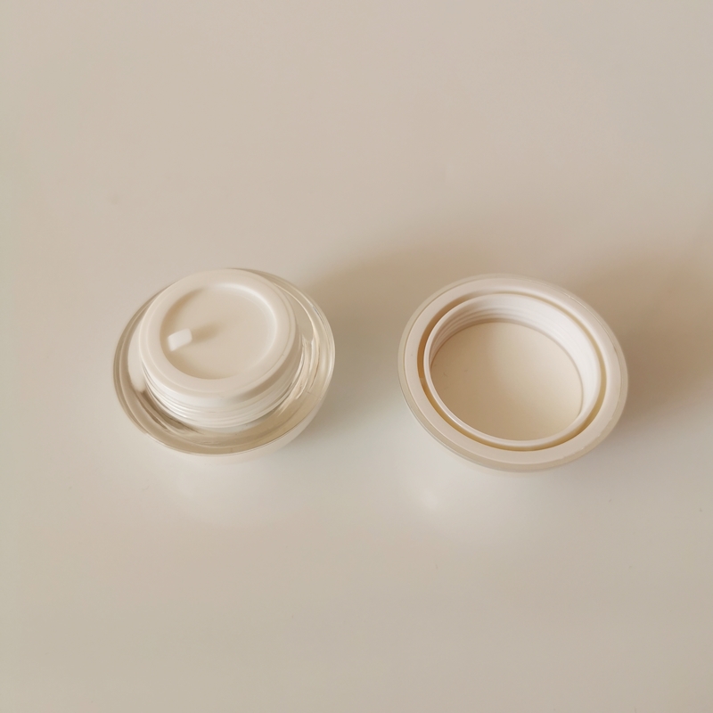 Sale Acrylic Jar Shape Face Cream Jars Lip Balm Ball Container Acrylic Cream Container Jar 10g custom logo