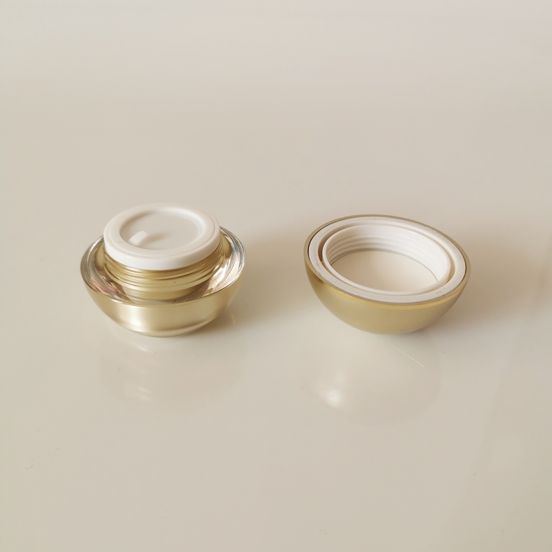 Sale Acrylic Jar Shape Face Cream Jars Lip Balm Ball Container Acrylic Cream Container Jar 10g custom logo