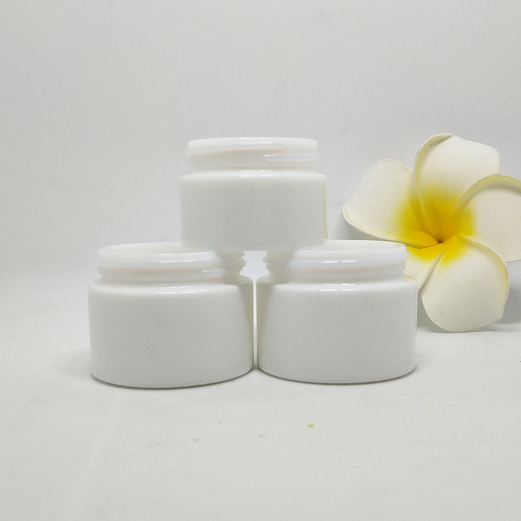 Sale beauty beautiful clear blue cobalt amber cosmetic body cream glass bottle jars 100 ml