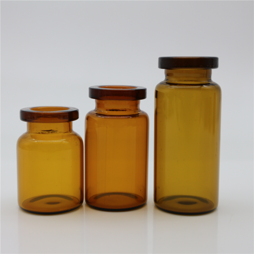Sale medical glass dropper 8ml 10ml 20ml penicillin pharmaceutical rubber stopper glass bottle