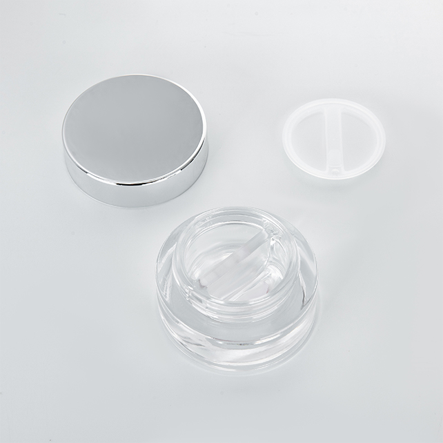 Sales 3g 5g Square Clear Plastic Cream Jar For Powder Bottle