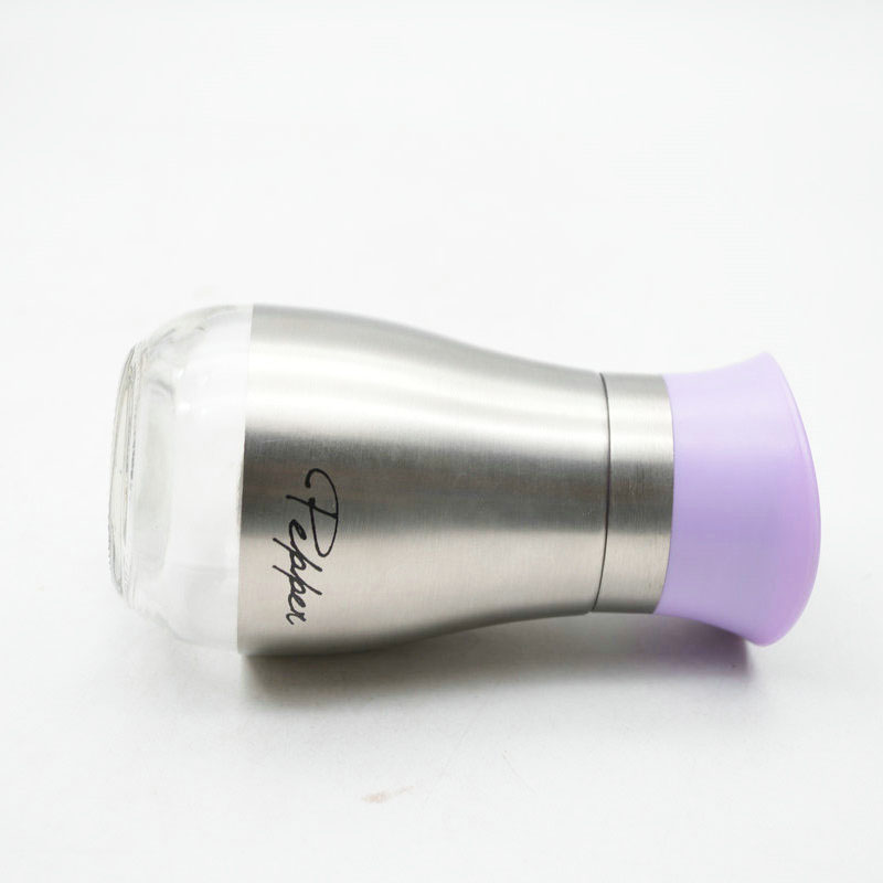 Salt Pepper Herb Flavoring Spice Bottle Spice Jar 120 ml Cylindrical Glass Jar