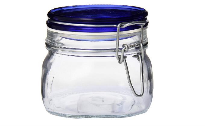 Salt flavour glass container spiecs jar