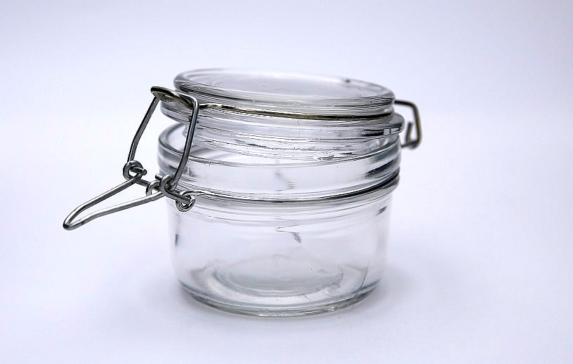 Salt flavour glass container spiecs jar