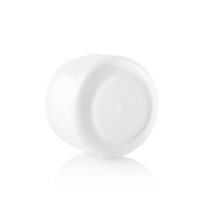 Sample Container Bottle Pot 10g 100g 250g empty white silver edge portable plastic cosmetic makeup face cream jar
