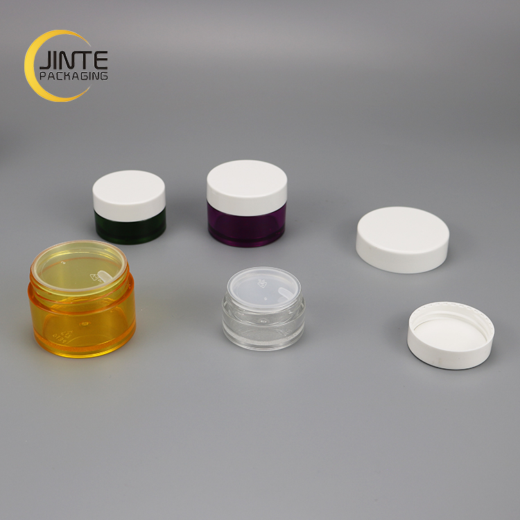 Sample Free 5g-250g Empty Plastic PETG Cosmetic Cream Make Up Jar