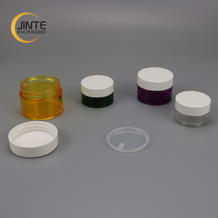 Sample Free 5g-250g Empty Plastic PETG Cosmetic Cream Make Up Jar