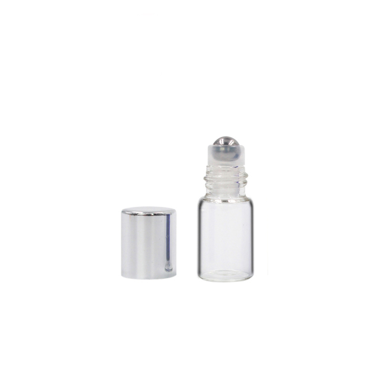 Sample essential 1ml 2mnl 3ml Mini Amber essential oil glass vials bottle perfume glass bottles