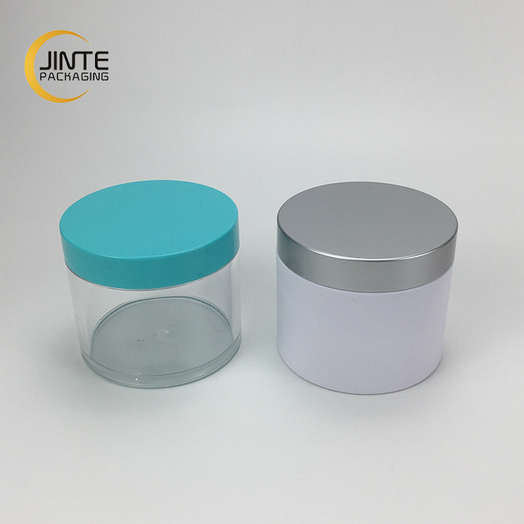 Sample free Empty Thick Wall Pomade Cosmetic PETG Plastic 8oz Cosmetics Jar