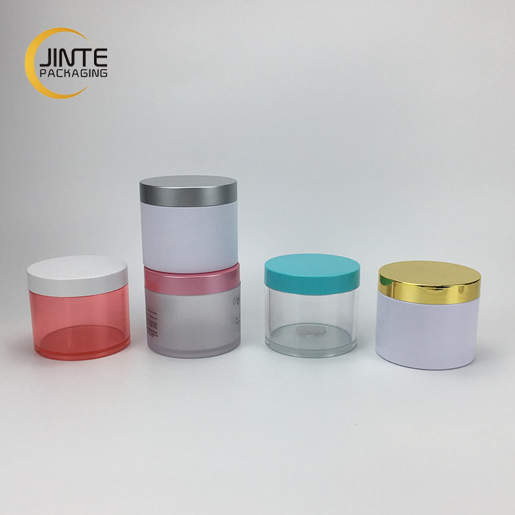 Sample free Empty Thick Wall Pomade Cosmetic PETG Plastic 8oz Cosmetics Jar