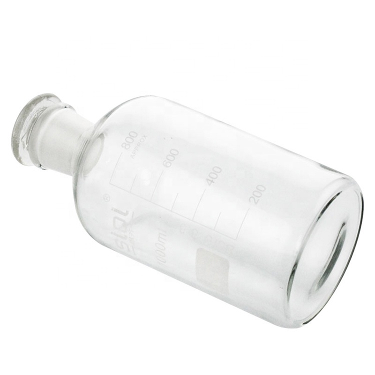 Scale small mouth reagent bottle reagent glass bottle 500ml 1000ml lab reagent bottle